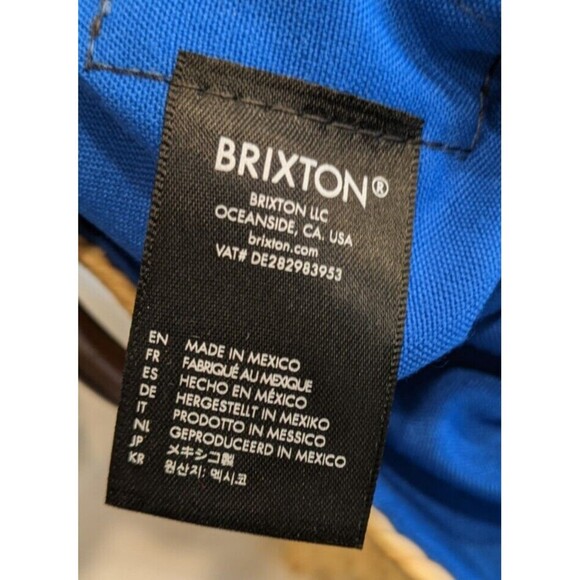 BRIXTON Natural Straw Large Rectangular Tote Bag w/Round Wooden Handles - Picture 8 of 8